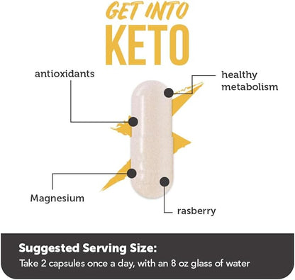 Vitamin Bounty Premium Raspberry Ketones Supplement - Keto Pills for Weight Loss - Promotes Ketosis