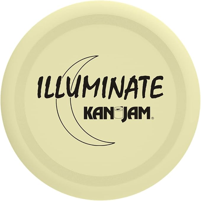 Kan Jam Ultimate Disc Golf Frisbee - Official Size Disc Golf Disc with Light Up Frisbee Options for