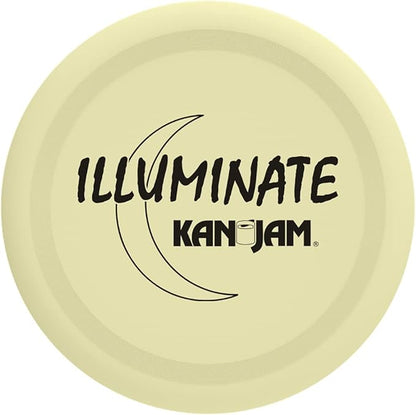 Kan Jam Ultimate Disc Golf Frisbee - Official Size Disc Golf Disc with Light Up Frisbee Options for