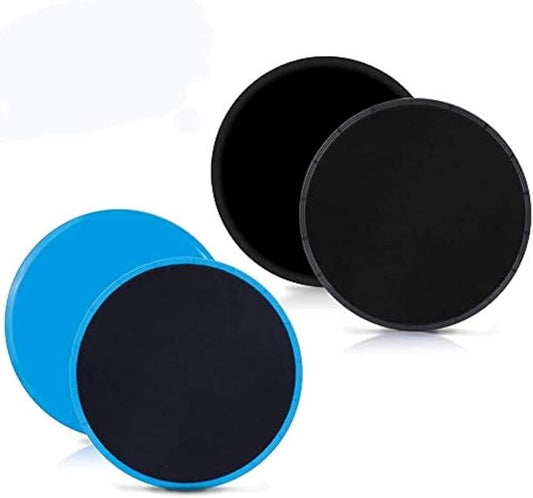 Gliding Discs Core Sliders Exercise Sliders 4 Pack Dual Slider for Carpet Hard Floors Core Fitness