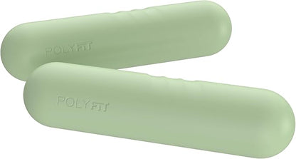 Polyfit Dumbbell Weight Bars for Women - Set of 2 (3.3 LB | 6.5 LB Pair) - Dumbbell Set for