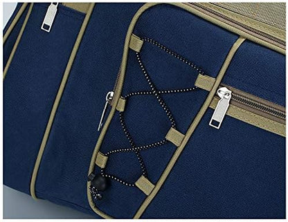 Travel Duffle Bags for Men 26" Weekender Over Night Carry On Bag Lightweight Extra Large Oxford