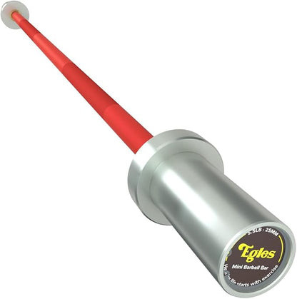 Egles Kids Barbell 5.5LB Mini Barbell Bar 4ft for Kid Women & Beginners Weighted Bar - Compatible