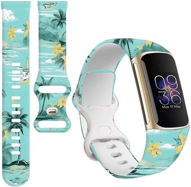 Sport Bands Compatible with Charge 6 /Charge 5 for Women Men,Soft Waterproof Replacement Straps