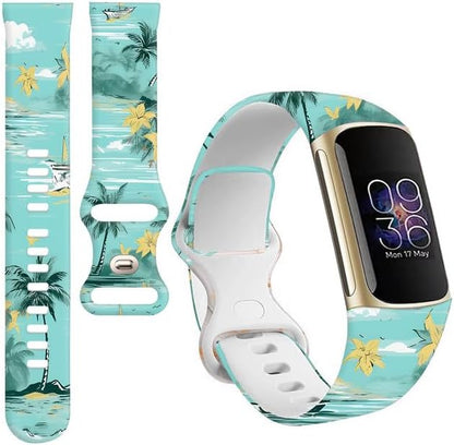 Sport Bands Compatible with Charge 6 /Charge 5 for Women Men,Soft Waterproof Replacement Straps