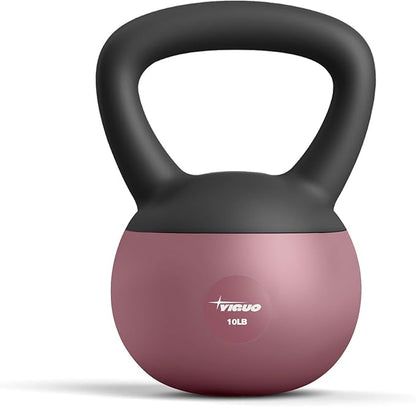 YIGUO Soft Kettlebell, Kettlebells 10 lb Anti-Slip Grip Weight for Home Workouts, Kettlebell for