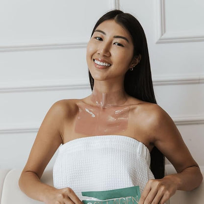 Karuna Skin - COLLAGEN Decollete & Neck Hydrogel Mask, 2-Piece Deeply Moisturizing Wrinkle Patches
