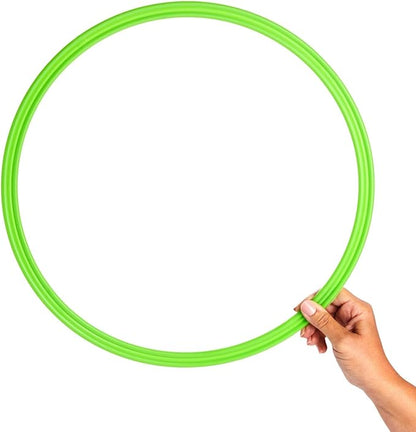 Juvale Agility Rings for Training - 24-Pack, 15.75-Inch, Red, Yellow, Blue & Green - Speed Agility