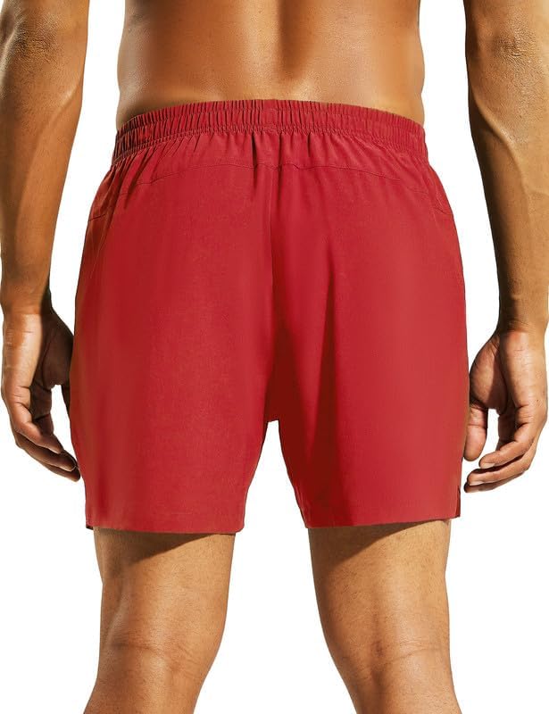 Nepest Men's 5?™â€?Athletic Running Shorts with Pockets, Lightweight Quick Dry Gym Workout Training
