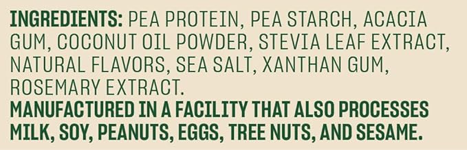 Vega Original Protein Powder, Creamy Vanilla Plant Based Protein Drink Mix for Water, Milk and