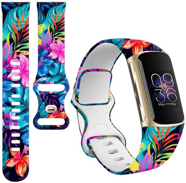 Sport Bands Compatible with Charge 6 /Charge 5 for Women Men,Soft Waterproof Replacement Straps