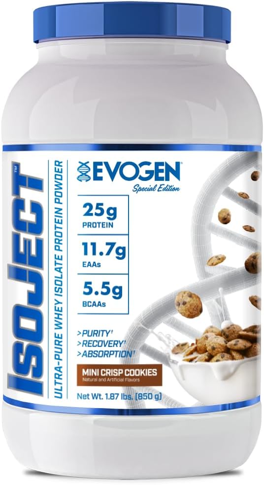 Evogen Isoject - Whey Protein Isolate | Ultra-Pure Whey Protein Powder with Ignitor Enzymes, BCAAs