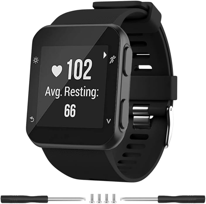 Compatible with Garmin Forerunner 35 Band,Solf Silicone Replacement Bands for Garmin Forerunner 35