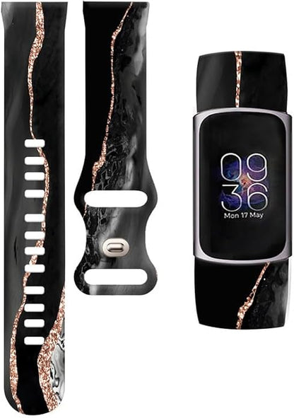 Sport Bands Compatible with Charge 6 /Charge 5 for Women Men,Soft Waterproof Replacement Straps
