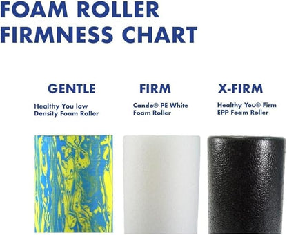 Low Density Soft/Medium Foam Physical Therapy Roller (12" Half Round)