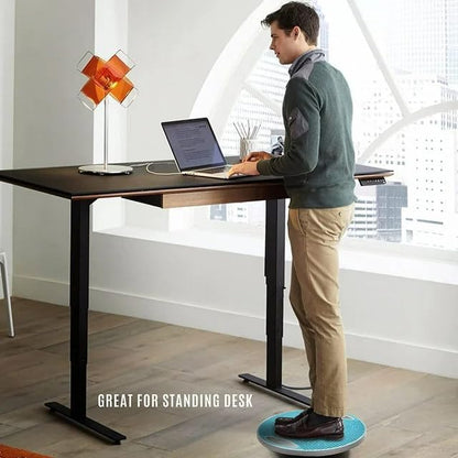 Yes4All Upgraded Wobble Balance Board, 16.34" TPE Non-slip, Stability Board for Home Gym, Standing
