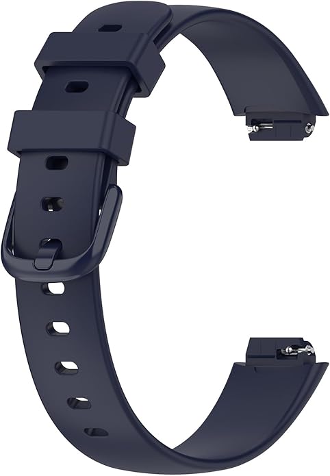 2 Pack Compatible with Fitbit Inspire 3 Bands, 15.4mm Width Soft Silicone Adjustable Sport