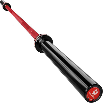 7ft Olympic Barbell, Weightlifting Barbell 28mm 45lb - 500/700/1000lbs Capacity with Smooth
