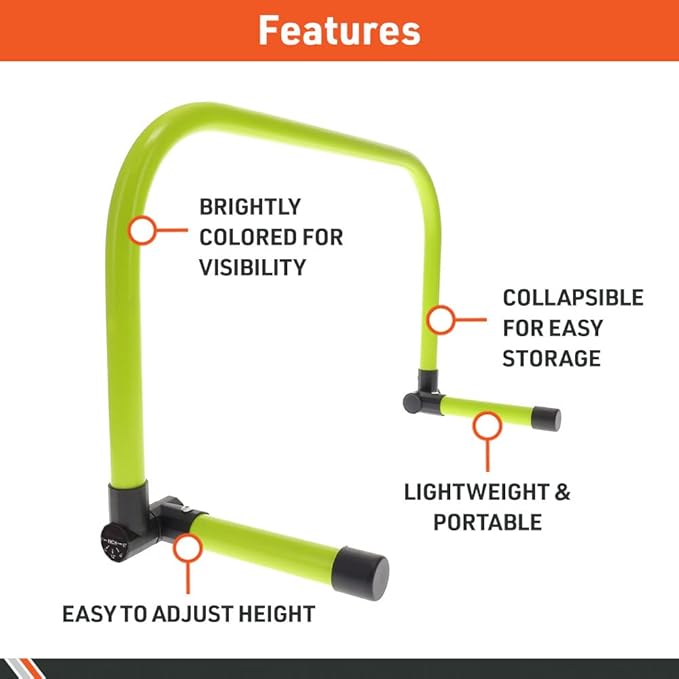 Body Sport Adjustable Athletic Speed Training Hurdles, Jumping & Speed Training Fitness Equipment