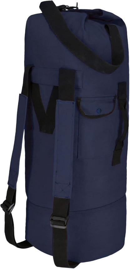 WHITEDUCK G.I Top Load Military Rucksack Style Double Strap Duffel Bag Heavy Duty and Water