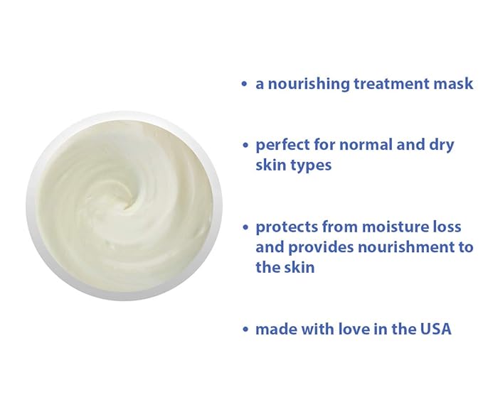 Raya Natural Lecithin Masque (601) | Nourishing Facial Treatment Mask for Dry and Combination Skin