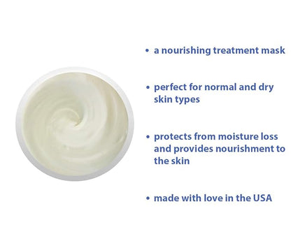 Raya Natural Lecithin Masque (601) | Nourishing Facial Treatment Mask for Dry and Combination Skin