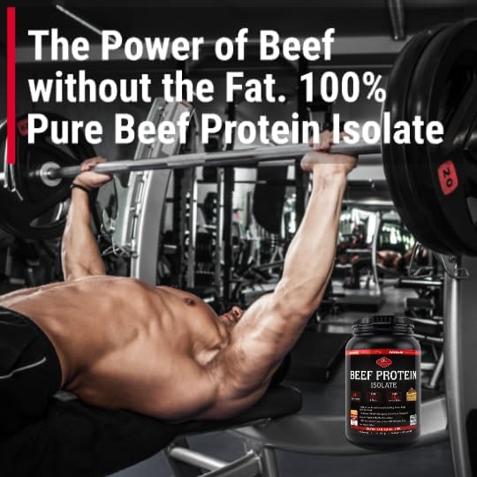 Olympian Labs Beef Protein Isolate Powder, 24g Protein, BST Free, 2 Grams BCAA's, Muscle Building