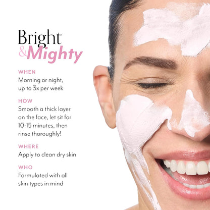 Bliss Mighty Marshmallow + Vitamin C Whipped Face Mask for Brightening & Hydrating Skin