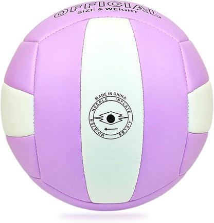 Official Size 5 Soft PU Waterproof Volleyball for boy and Girl and for Adult Indoor Outdoor Beach