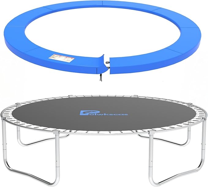 Trampoline Pad 10ft 12ft 14ft 15ft 16ft Trampoline Replacement Safety Pad, Waterproof and