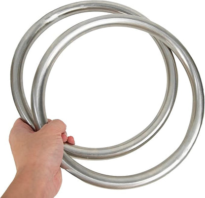 Wing Chun Stainless Ring Yewen Sau Sticky Hand Strength Training Tsun Siu Lum Kung Fu