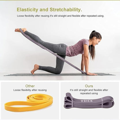 VEICK Resistance Bands for Working Out, Exercise Bands, Workout Bands, Pull Up Assistance Bands
