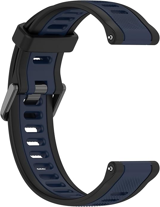 Compatible with Garmin Forerunner 165 Watch Band, 20mm Width Silicone Replacement Bands for Garmin
