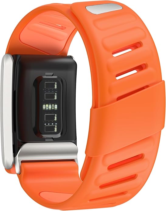 Comfort Durable Silicone Wristband Compatible with WHOOP 4.0 Band, Soft Silicone Sports Loop Strap