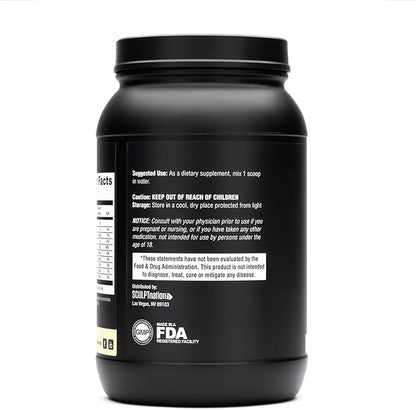 Sculpt Nation by V Shred Protein Powder (Vanilla) - Premium Whey Protein Powder Vanilla and BCAAs