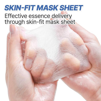 [PACK OF 20 Solution Sheet Mask Pack 5types x 4pc Aloe, Niacinamide, Collagen, Hemp seed