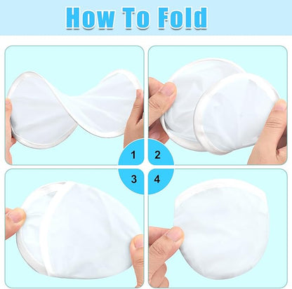 Mototo 72 Pieces Foldable Flying Disc Fans with Bag Folding Pocket Toy Set for Kids Fun Birthday
