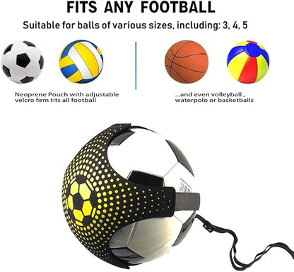 Soccer Speed Agility Training Set - 20FT Agility Ladder 12/16 Sports Cones and Soccer Kick Trainer