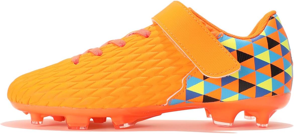 Soccer Cleats for Kids & Youth | Lightweight Football Shoes for Firm Ground | Durable Girls & Boys