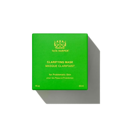 Tata Harper Clarifying Mask, BHA Face Mask for Blemishes, Exfoliating Face Mask with AHA's, Natural