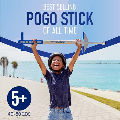 Flybar Maverick Foam Pogo Stick for Kids Age 5 and Up, 40 to 80 Pounds, Pogo Stick for Boys and