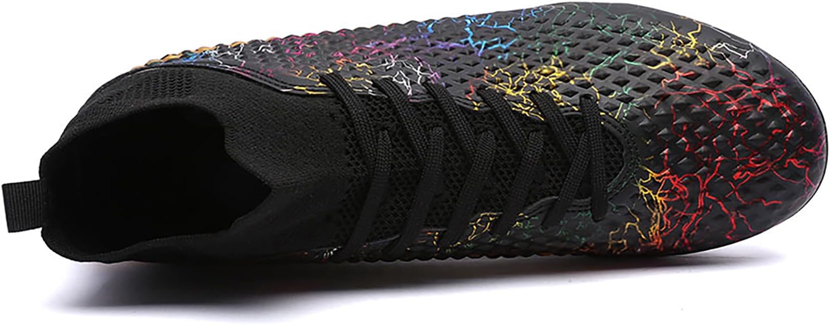 Men's Soccer Shoes High-Top Soccer Cleats Outdoor Breathable Athletic Professional Spikes Youth
