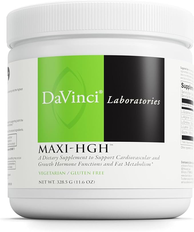 DAVINCI Labs Maxi-HGH - Amino Acid Supplement to Support Cardiovascular System, Muscle Recovery