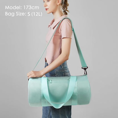 Small Gym Bag Duffel Bag for Women Men Fitness Sports Bag Workout Adjustable Detachable Shoulder