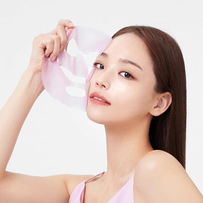 Cell Fusion C Glass Skin Collagen Mask, 1.23 oz. x 5 Sheets, Overnight Hydrogel Mask with Triple