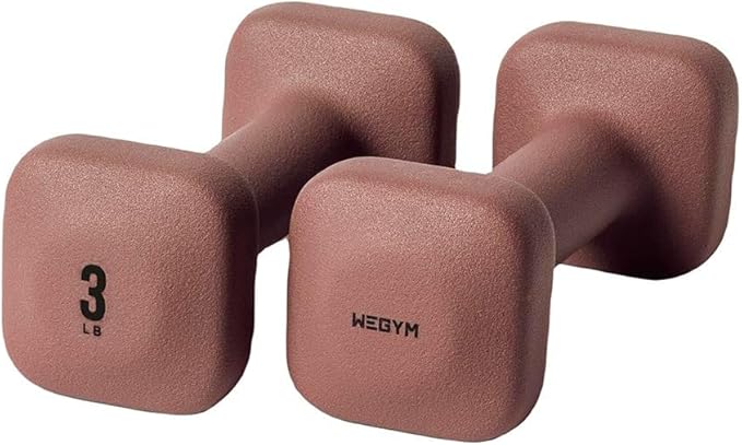 SafeGrip Dumbbells, Anti-Slip, Anti-Roll, Thick Handles, Free Weights, Square Dumbbells for Secure