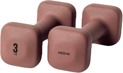 SafeGrip Dumbbells, Anti-Slip, Anti-Roll, Thick Handles, Free Weights, Square Dumbbells for Secure