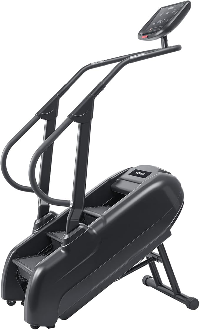 VEVOR Stair Stepper Machine, LED Screen Continuous Climbing Machines, Max Load 330 Lbs Stepping