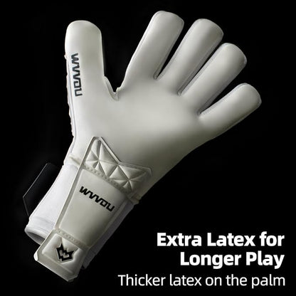 WVVOU Soccer Goalie Gloves for Adults and Youth, High Performance Goalkeeper Gloves with 5