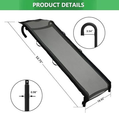 Eurmax USA Universal Easy-to-Assemble Trampoline Slide Ladder, Heavy Duty Steel Trampoline